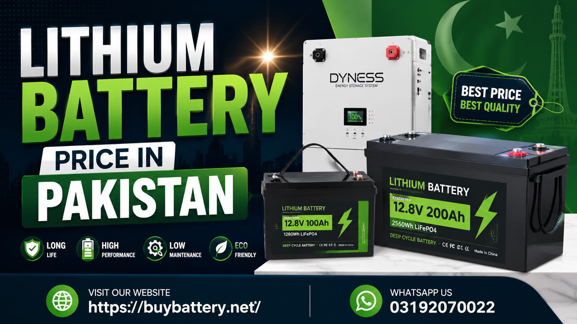 Lithium Battery Price in Pakistan
