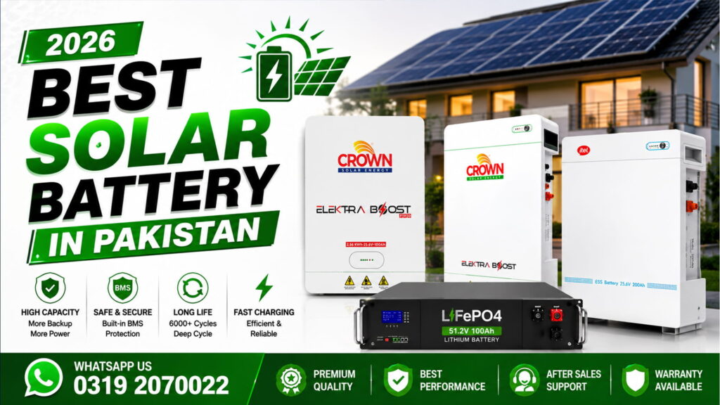 Best Solar Battery in Pakistan 2026