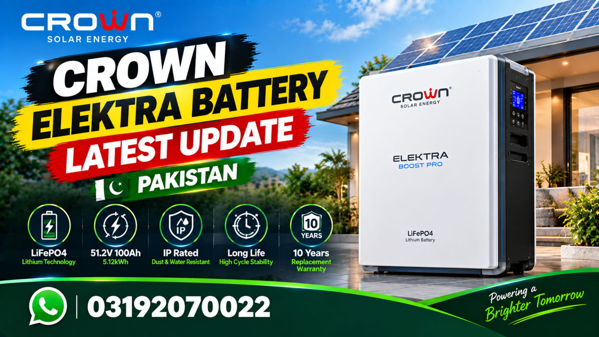 Crown Elektra Battery Price