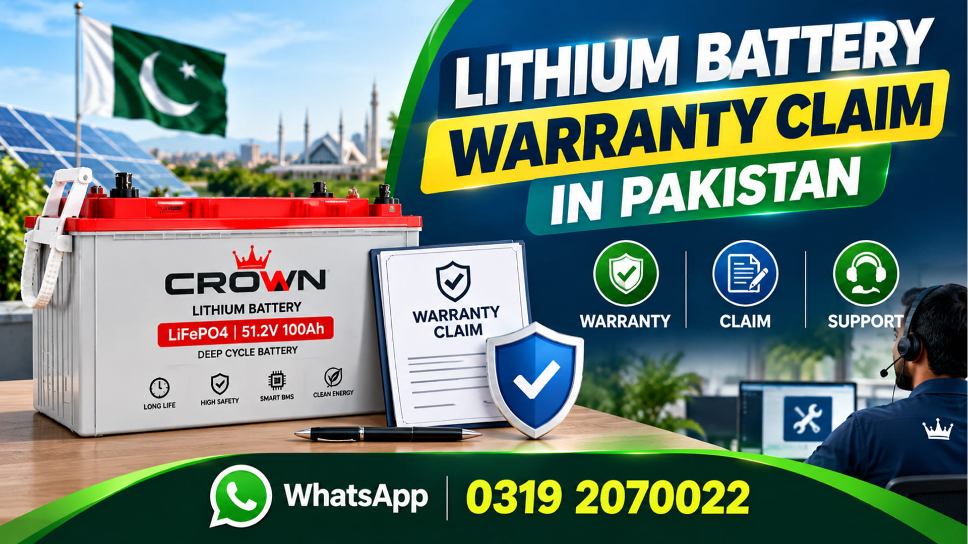 Lithium Battery Warranty Claim Pakistan