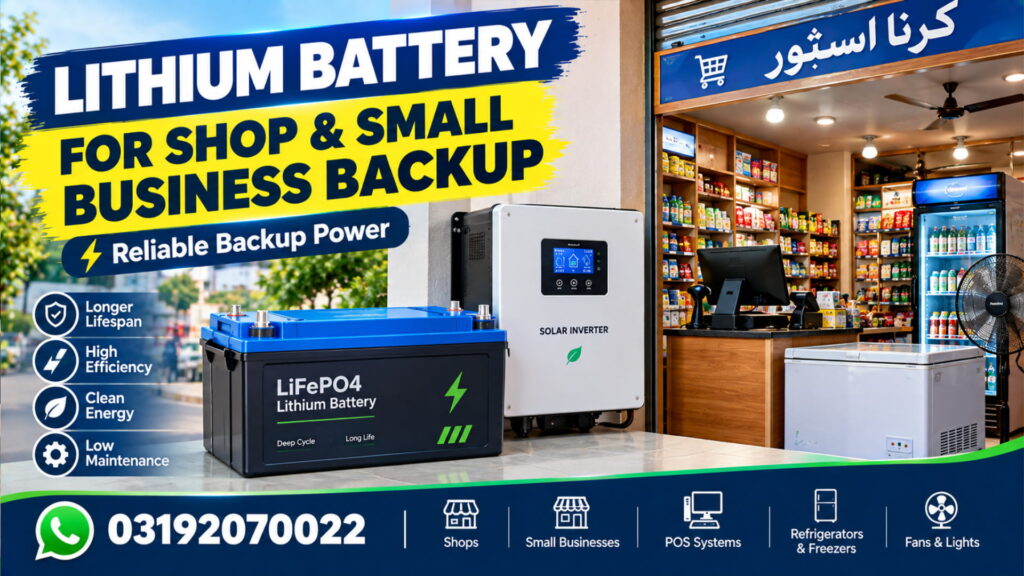 Lithium Battery for Shop and Small Business Backup