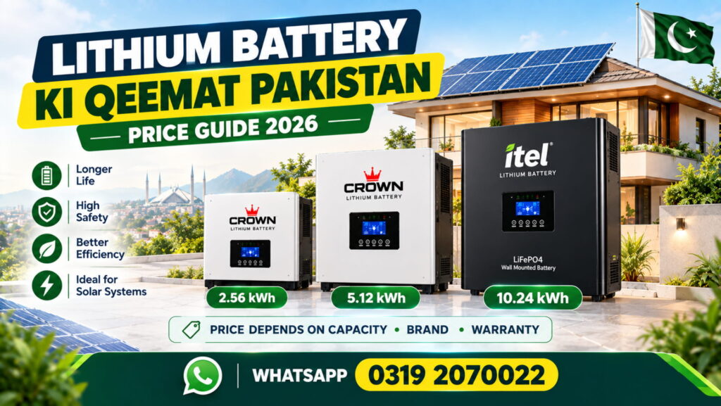 Lithium Battery ki Qeemat Pakistan