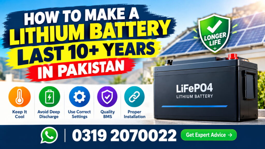 How to Make a Lithium Battery Last 10+ Years in Pakistan