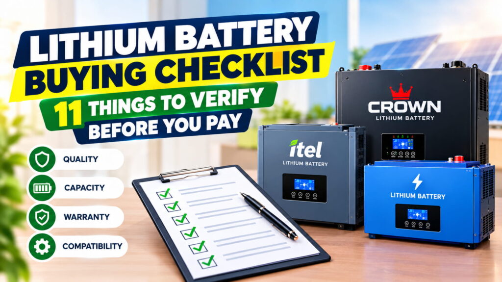 Lithium Battery Buying Checklist: 11 Things to Verify Before You Pay